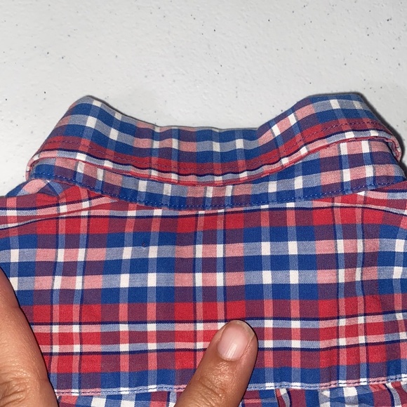 Vineyard Vines Toddler Boy Long Sleeve Button Down Plaid Dressy Shirt Size 4t - Picture 8 of 10